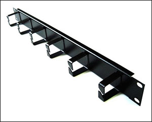 Panel pasacables / pasahilos rack con tapa